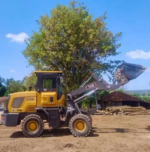Pá carregadeira NOVA Pego veículo na troca