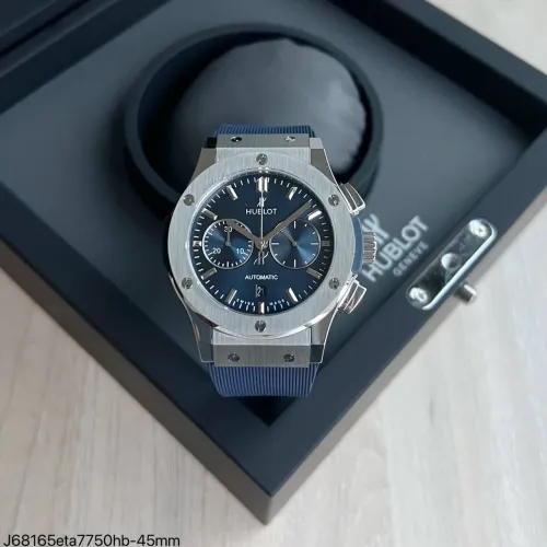 Relogio Hublot fusion Classic azul 