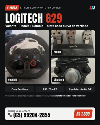 KIT LOGITECH G29