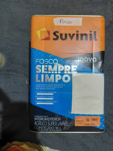 TINTA SUVINIL (SEMPRE LIMPO)SUPER LAVAVEL COR PEROLA 16LTS