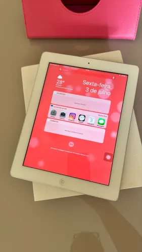 iPad 4ª Geração Retina 16 GB Wi-Fi + 3G + Caixa Original | Conservado