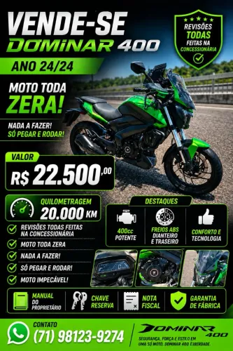Dominar 400 muito zera