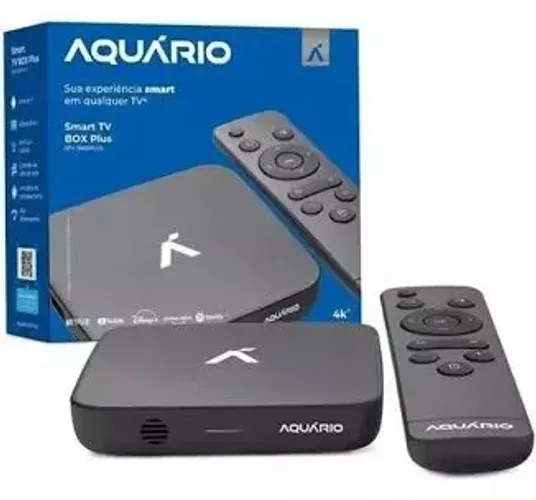 SMART BOX tv aquário stv 3000 plus 4k Android