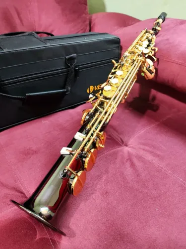 Sax Soprano Ônix Novo