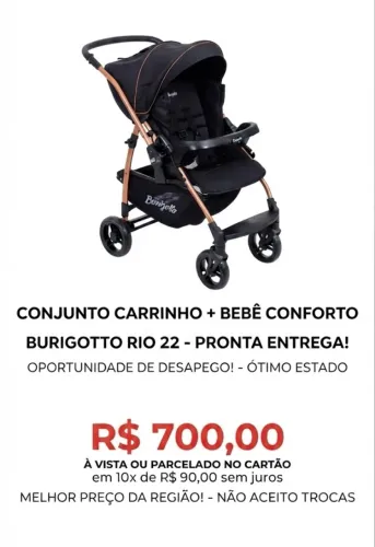 carrinho de bebê Burigotto