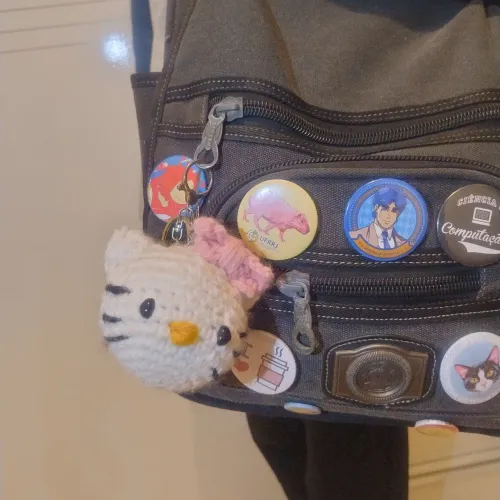Chaveiro hello Kitty croche