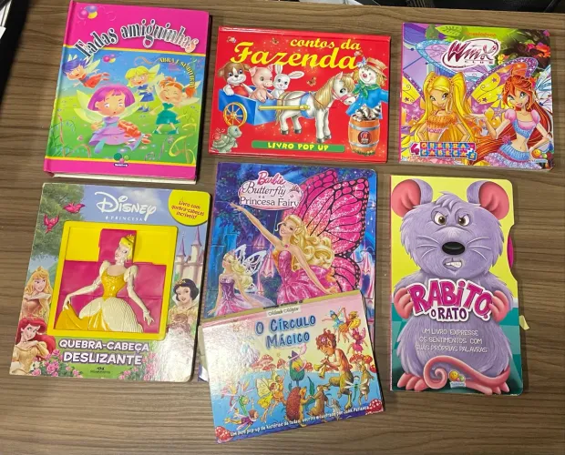 Combo livros infantis interativos