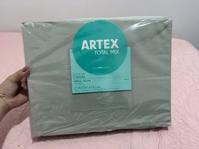 Kit jogo de cama casal - Nunca utilizado