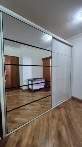 Guarda-roupa 2 Portas Correr com Espelho Dalla Costa