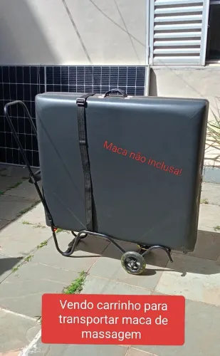 Vendo carrinho pra transportar maca de massagem 