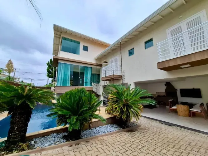 Sobrado à venda e para alugar em Indaiatuba, Chácara Areal, com 3 suítes, com 324 m²