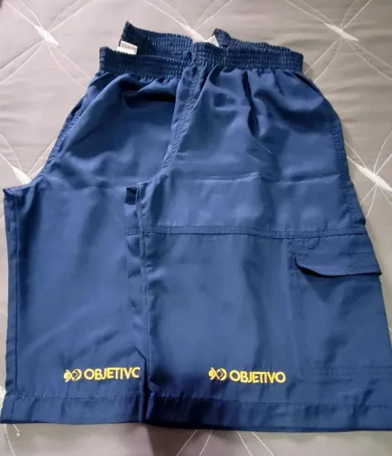 2 Bermudas colegio Objetivo tamanho 16