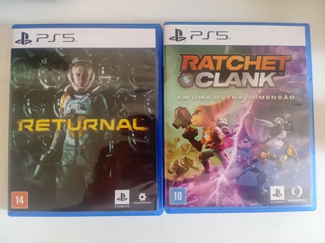 Ratchet & Clank: Rift Apart + Returnal PS5 - Mídias Físicas