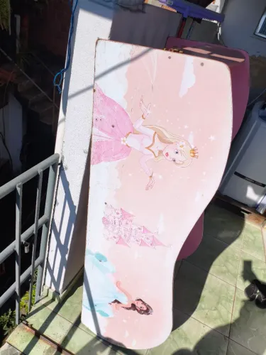 Cama Infantil Princesa de MDF Rosa
