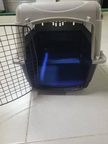 Caixa de transporte cachorro ?