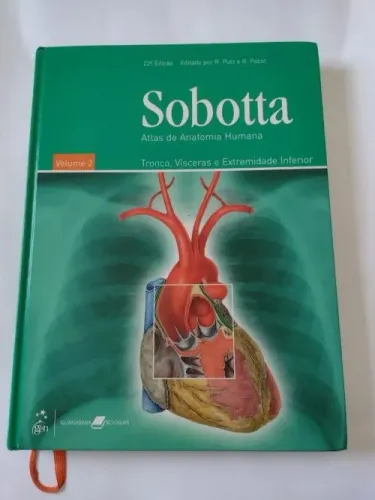 Livro Sobotta Atlas de Anatomia Humana Volume 2 (Capa Dura)