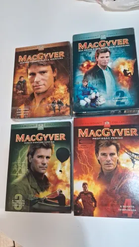 MACGYVER PROFISSÃO PERIGO 4 TEMPORADAS DVDS ORIGINAIS 