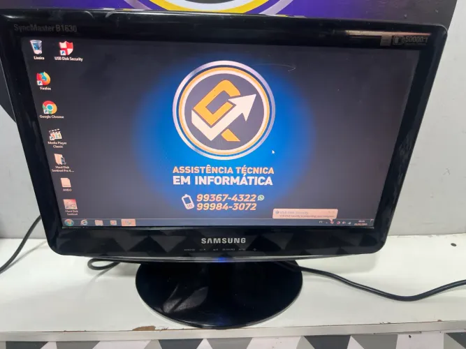 Monitor de 16POL Samsung pra PC e CFTV