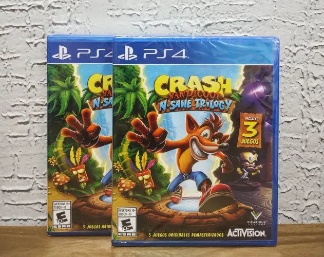 Crash Bandicoot Trilogy Ps4 Lacrado (Aceitamos seu jogo usado como pagamento)