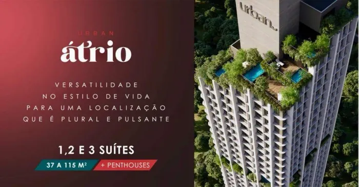 URBAN ÁTRIO, Flat à venda, Plano Diretor Sul, Palmas, TO