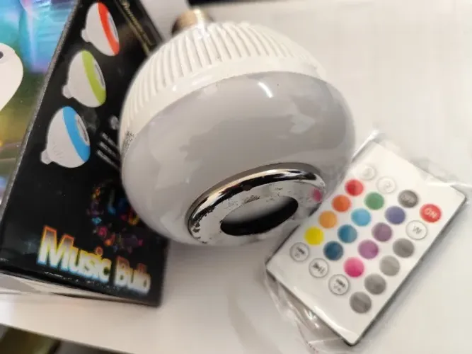 music bulb party ball