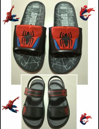 Kit Chinelo E Sandália Slide Homem Aranha