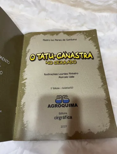 Livro o tatu-canastra no cerrado