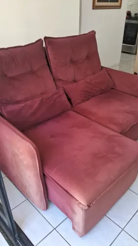 VENDA URGENTE. SOFÁ RETRÁTIL 2 LUGARES - 1,50 cm