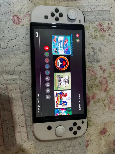 Nintendo switch oled desbloqueado 256gb
