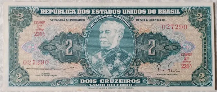 Lote Com 45 Cédulas De 2 Cruzeiros Conservadas - Ler Abaixo