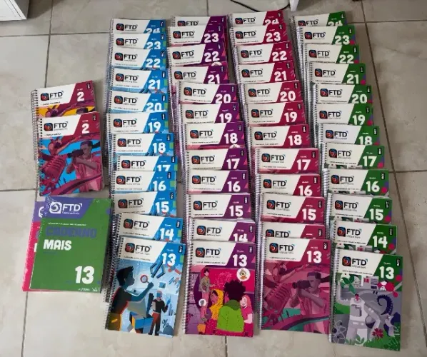 LIVROS FTD Sistema de Ensino BNCC - 1º e 2º ano Ensino Médio Edição 2022(COLEÇÃO COMPLETA)