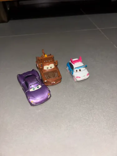 `Lote Carros Disney Pixar 2012 - Mate Pull Back`