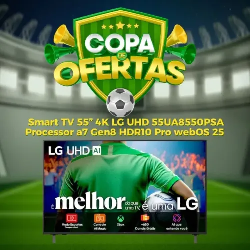 Smart TV LG 55 Polegadas Lacrada | Nota Fiscal 