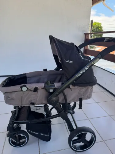 Carrinho de Bebê Kiddo U360 + Bebê Conforto | Travel System
