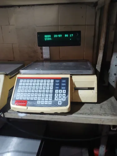 Balança eletrônica computadorizada 15kgs filizola platina cl impressora