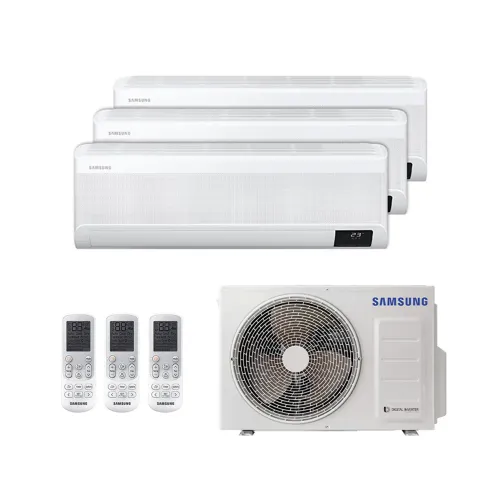 Ar Condicionado Samsung Inverter Multi Split 3X 24.000 BTU ( 2x 12.000 BTU 1x 9.000 BTU)