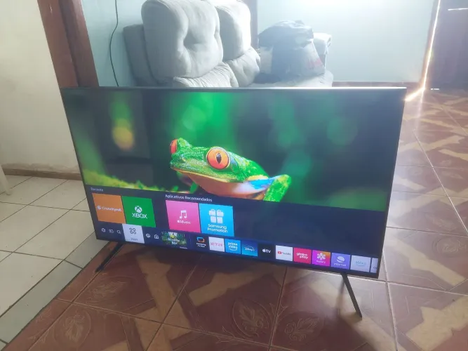 TV 50 4K SAMSUNG SMART CRISTAL GAMING HUB XBOX INTEGRADO ESTADO DE NOVA IMPECÁVEL