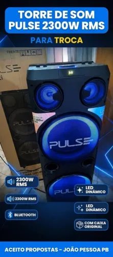Disponível apenas para troca. En bombox 3 ou 4 jbl partibox caixa menores.