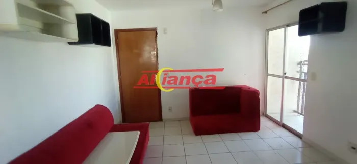 Apartamento 47m², com 2 quartos para locação, 1 vaga de garagem, Água Chata, Guarulhos/SP