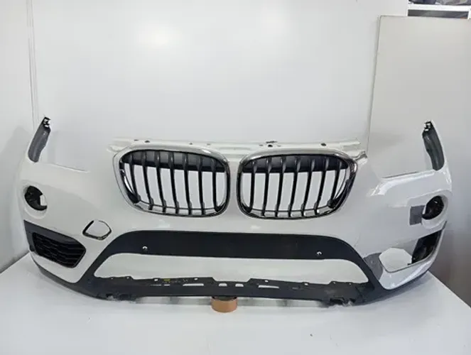Parachoque Dianteiro Bmw X1 2016 A 2019 Original 25399 Branco