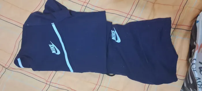 CONJUNTO NIKE MALHA PERUANA - AZUL