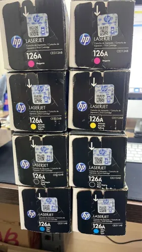 Toner hp 126a preto amarelo magenta Cyan 