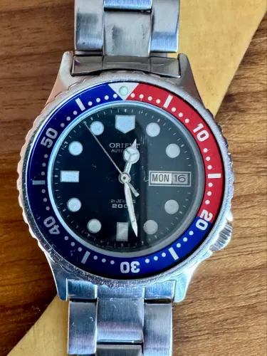 Relógio Orient Diver Pepsi
