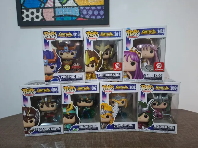 Funko Pop Cavaleiros do Zodíaco - set