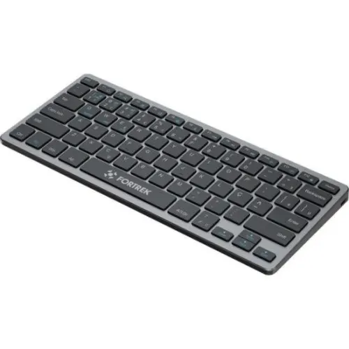 TECLADO OFFICE S/ NUM COMPACT SLIM S/ FIO / BLUETOOTH FORTREK KB11 - LOJA DADO DIGITAL