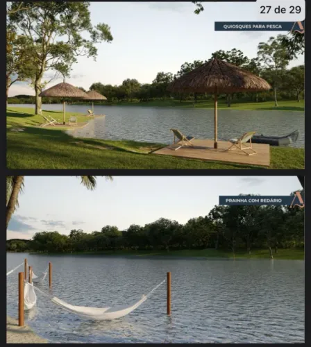CONDOMINIO RESERVA DO LAGO EM HIDROLANDIA, lote de 1000 m²