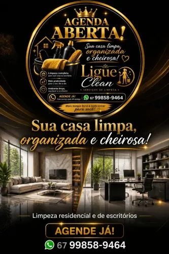 Serviço de limpeza profissional.