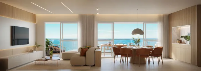 Apartamento Residencial Villamare frente Mar Balneario Rincão luxo e exclusivo