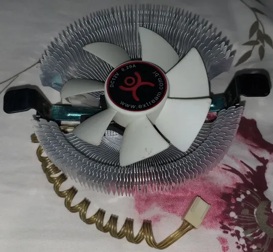 Cooler Radiador para Processador Intel Lga 775 Soquete Parafusos Sem Defeito Silencioso
