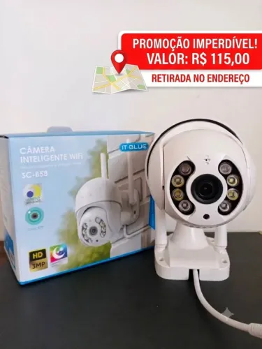 Câmera de segurança 1 lente wi-fi, NA PROMOÇÃO
